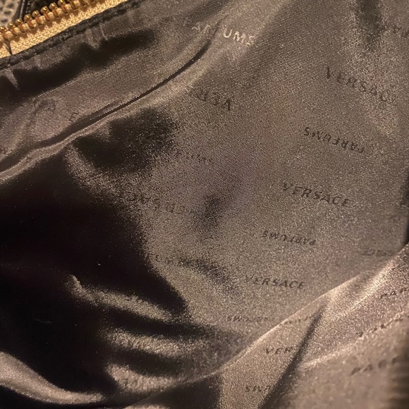 Versace Two-Tone Gold and Black Crossbody with Medusa logo & Key Strap(s) - Picture 10 of 16